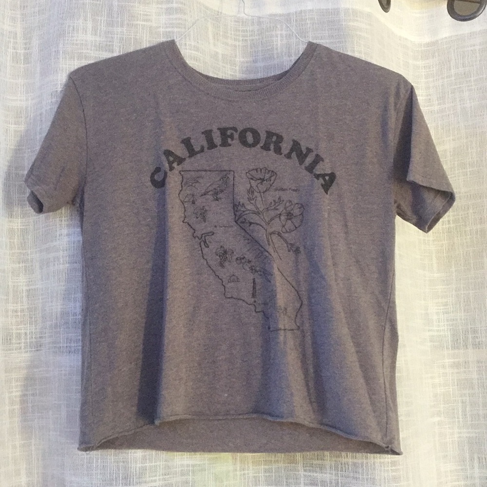 grey california t-shirt